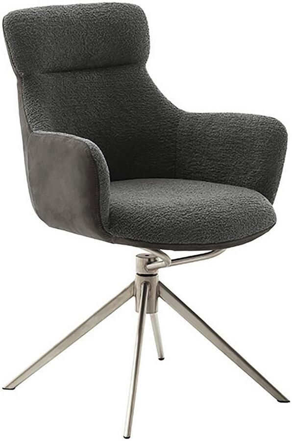 MCA furniture Eetkamerstoel Pelion (2-set) draaibaar 360° draai- & schommelfunctie zithoogte ca. 50 cm - Foto 2