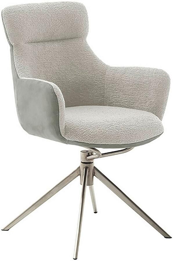 MCA furniture Eetkamerstoel Pelion (2-set) draaibaar 360° draai- & schommelfunctie zithoogte ca. 50 cm - Foto 2