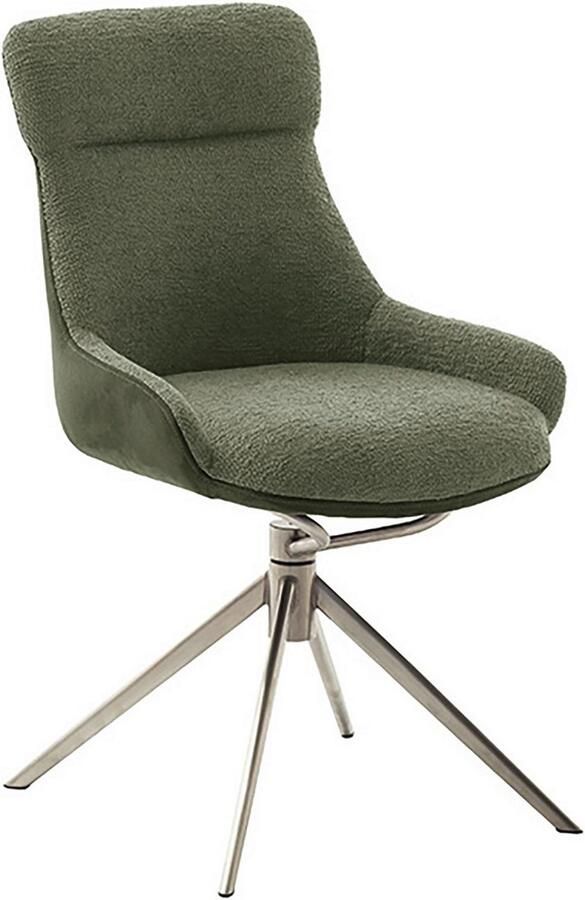 MCA furniture Eetkamerstoel Pelion (2-set) draaibaar 360° draai- & schommelfunctie zithoogte ca. 50 cm - Foto 3