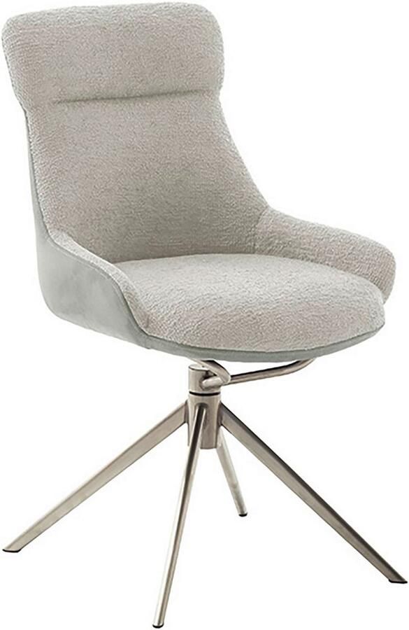MCA furniture Eetkamerstoel Pelion (2-set) draaibaar 360° draai- & schommelfunctie zithoogte ca. 50 cm - Foto 2