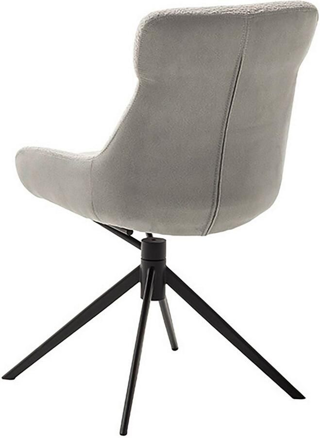 MCA furniture Eetkamerstoel Pelion (2-set) draaibaar 360° draai- & schommelfunctie zithoogte ca. 50 cm - Foto 4