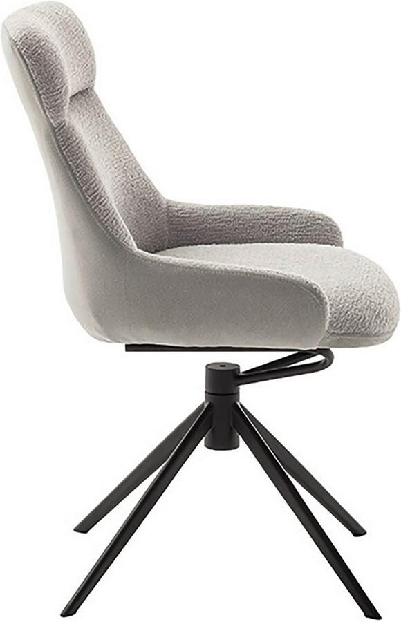 MCA furniture Eetkamerstoel Pelion (2-set) draaibaar 360° draai- & schommelfunctie zithoogte ca. 50 cm - Foto 8
