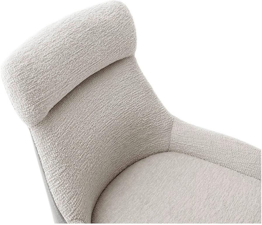 MCA furniture Eetkamerstoel Pelion (2-set) draaibaar 360° draai- & schommelfunctie zithoogte ca. 50 cm