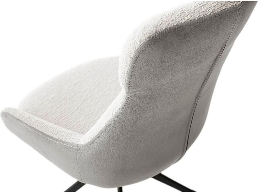 MCA furniture Eetkamerstoel Pelion (2-set) draaibaar 360° draai- & schommelfunctie zithoogte ca. 50 cm - Foto 3