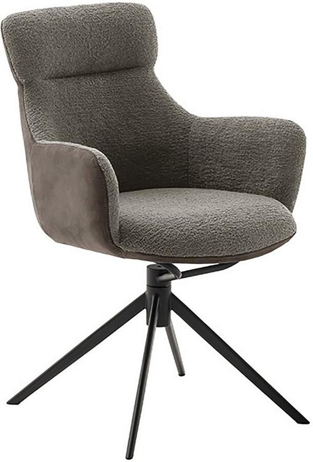 MCA furniture Eetkamerstoel Pelion (2-set) draaibaar 360° draai- & schommelfunctie zithoogte ca. 50 cm - Foto 2