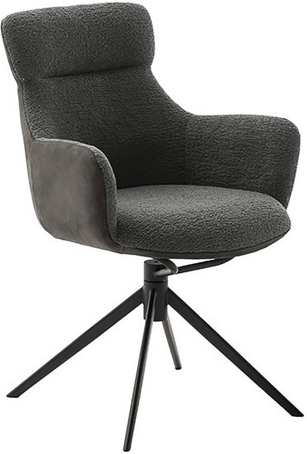 MCA furniture Eetkamerstoel Pelion (2-set) draaibaar 360° draai- & schommelfunctie zithoogte ca. 50 cm - Foto 3