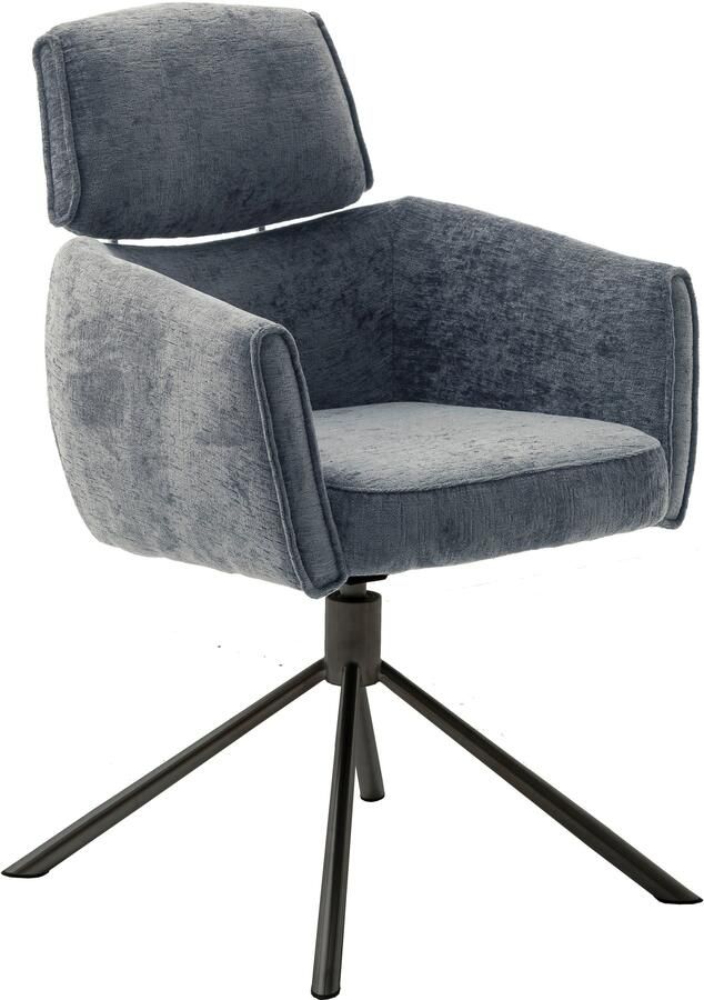 MCA furniture Eetkamerstoel Quebec (2-set) 360° draaibaar pocketvering zithoogte ca. 51 cm (set 2 stuks) - Foto 5