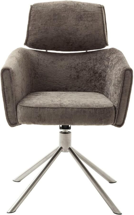 MCA furniture Eetkamerstoel Quebec (2-set) 360° draaibaar pocketvering zithoogte ca. 51 cm (set 2 stuks) - Foto 7