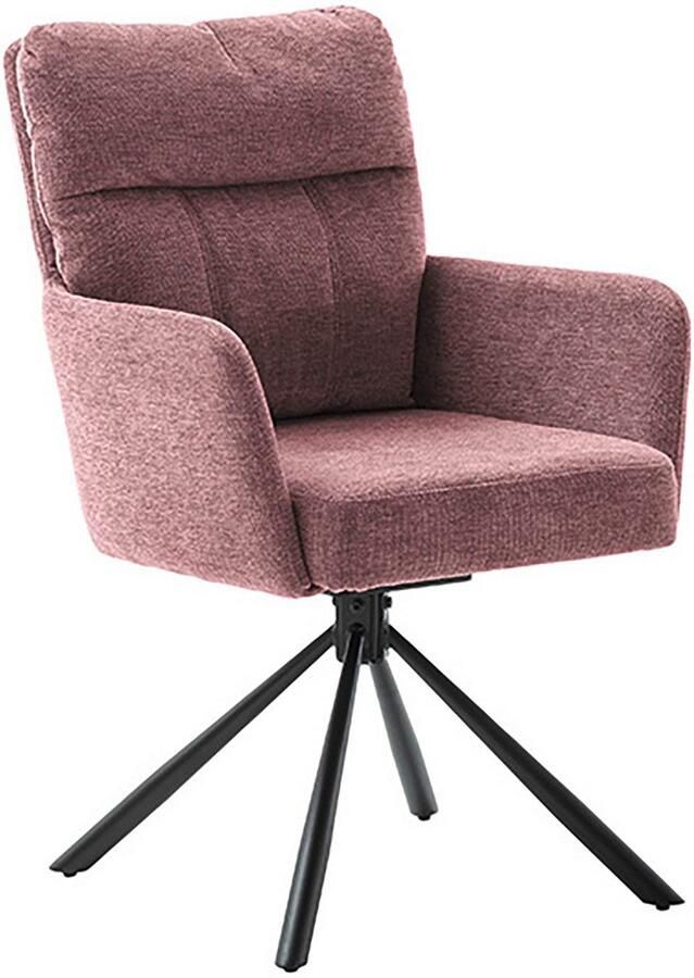 MCA furniture Eetkamerstoel Utica (2-set) draaibaar 180° pocketvering zithoogte ca. 50 cm - Foto 4