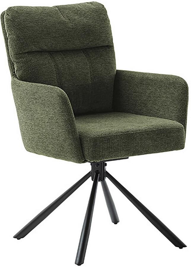 MCA furniture Eetkamerstoel Utica (2-set) draaibaar 180° pocketvering zithoogte ca. 50 cm - Foto 4