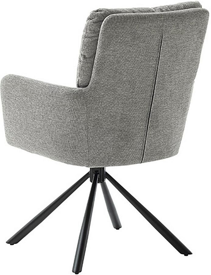 MCA furniture Eetkamerstoel Utica (2-set) draaibaar 180° pocketvering zithoogte ca. 50 cm - Foto 2