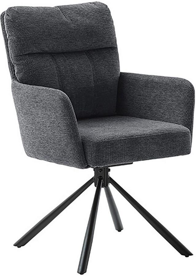 MCA furniture Eetkamerstoel Utica (2-set) draaibaar 180° pocketvering zithoogte ca. 50 cm - Foto 5