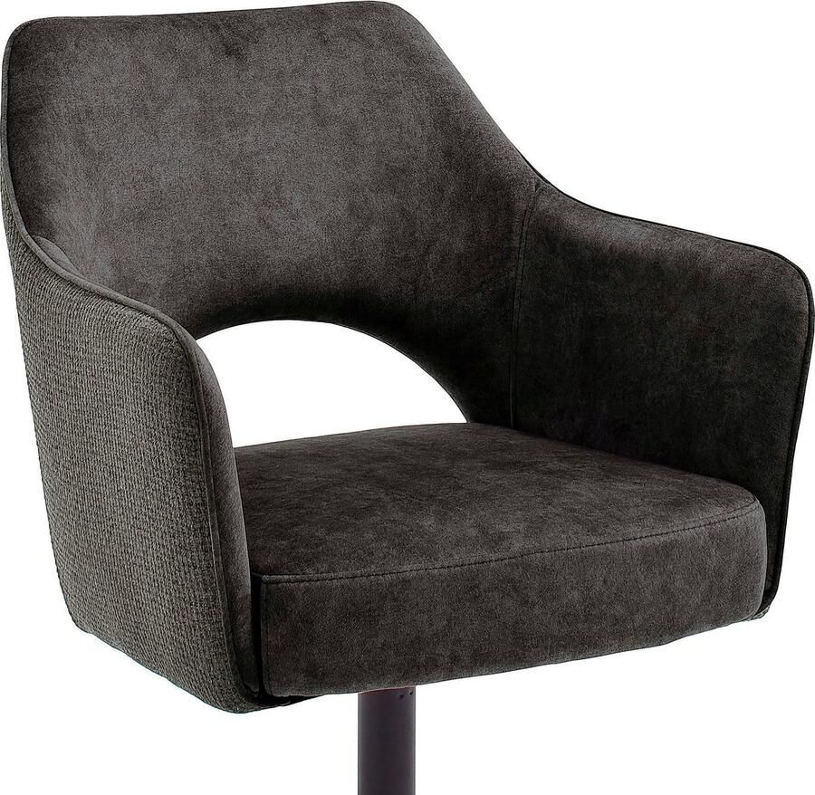 MCA furniture Eetkamerstoel Valetta 2-set 360° draaibaar pocketvering belastbaar tot 120 kg (set 2 stuks) - Foto 2