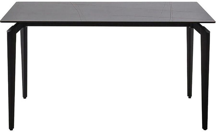 MCA furniture Eettafel FREMONT 4-poot tafel Keramiek metaal tafelblad 1 2 cm 4-6 personen - Foto 8