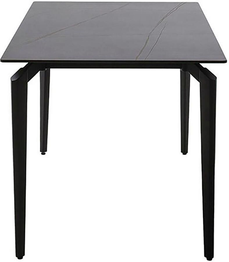 MCA furniture Eettafel FREMONT 4-poot tafel Keramiek metaal tafelblad 1 2 cm 4-6 personen - Foto 2