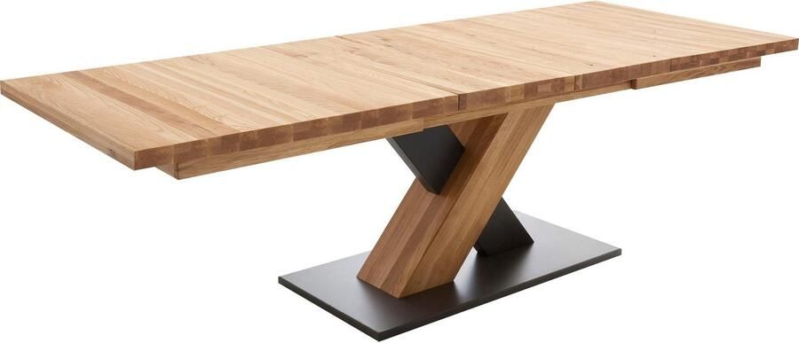 MCA furniture Eettafel Mendoza A Eettafel massief hout met synchroon uittreksysteem - Foto 6