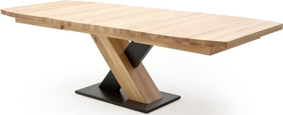 MCA furniture Eettafel Mendoza Bootvormige eettafel met X-stijl uitschuifbaar - Foto 3