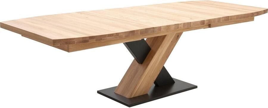 MCA furniture Eettafel Mendoza Bootvormige eettafel met X-stijl uitschuifbaar - Foto 3