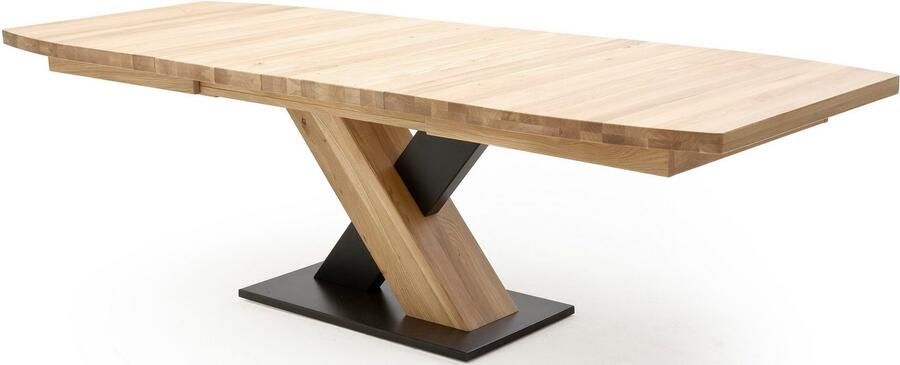 MCA furniture Eettafel Mendoza Bootvormige eettafel met X-stijl uitschuifbaar - Foto 2