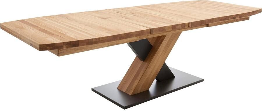 MCA furniture Eettafel Mendoza Bootvormige eettafel met X-stijl uitschuifbaar - Foto 2