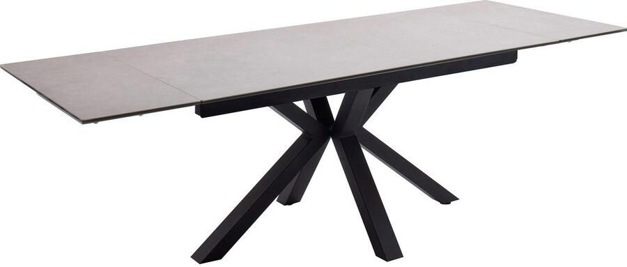 MCA furniture Eettafel Nagano Eettafel glas-keramiek met uittrekbaar deel aan de kopse kant - Foto 3