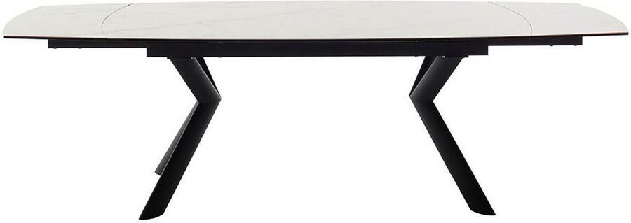 MCA furniture Eettafel OSSANA vierpoot tafel 180-260 cm Keramiek metaal eindschuif uittrekbaar tafelblad 13 mm 8-10 personen - Foto 10