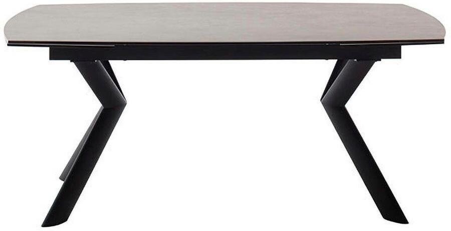 MCA furniture Eettafel OSSANA vierpoot tafel 180-260 cm Keramiek metaal eindschuif uittrekbaar tafelblad 13 mm 8-10 personen - Foto 10