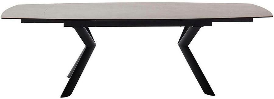 MCA furniture Eettafel OSSANA vierpoot tafel 180-260 cm Keramiek metaal eindschuif uittrekbaar tafelblad 13 mm 8-10 personen - Foto 9