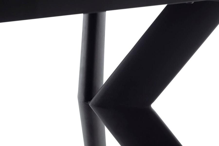 MCA furniture Eettafel OSSANA vierpoot tafel 180-260 cm Keramiek metaal eindschuif uittrekbaar tafelblad 13 mm 8-10 personen - Foto 3