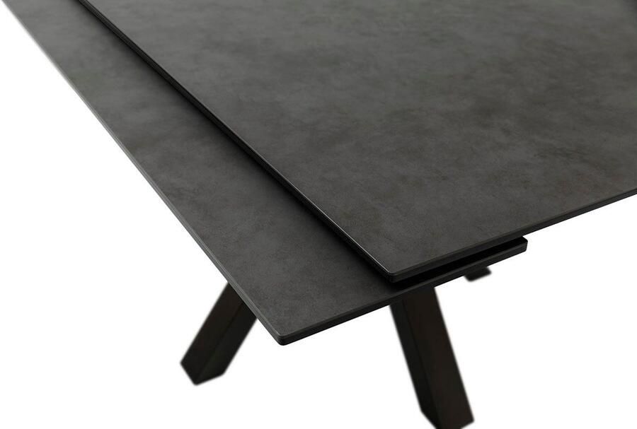 MCA furniture Eettafel PALLINI uitschuifbare tafel 90-150 cm Keramiek metaal lengteschuif uittrekbaar tafelblad 13 mm - Foto 2