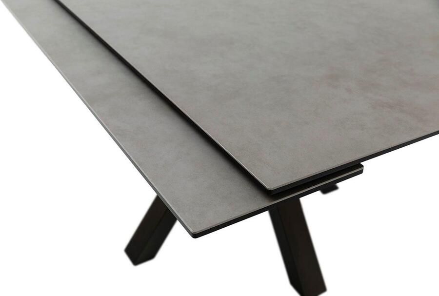 MCA furniture Eettafel PALLINI uitschuifbare tafel 90-150 cm Keramiek metaal lengteschuif uittrekbaar tafelblad 13 mm - Foto 2