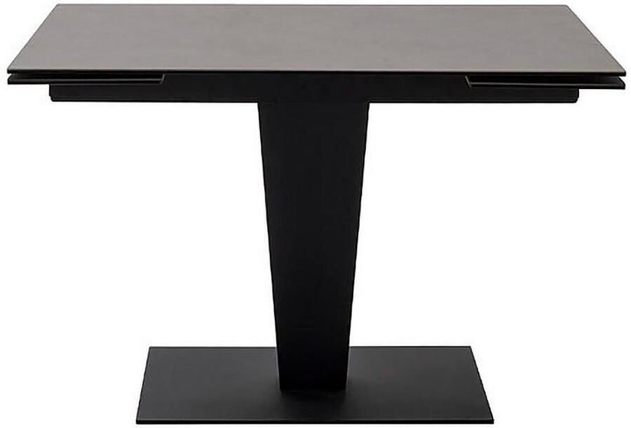 MCA furniture Eettafel PESARO uitschuifbare tafel met voet 120-180 cm Keramiek roestvrij staal eindschuif uittrekbaar tafelblad 14 mm - Foto 3