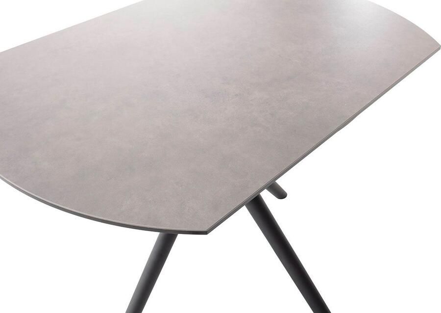MCA furniture Eettafel RUBIKON vierpoot tafel 90-135 cm Keramiek metaal lengteschuif uittrekbaar 13 mm - Foto 8