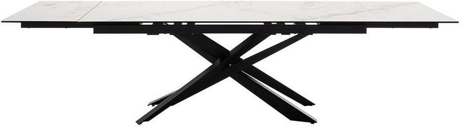 MCA furniture Eettafel TESERO uitschuifbare tafel 200-300 cm Keramiek metaal marmer-look uittrekbaar belastbaar tot 100 kg 10-12 personen - Foto 11