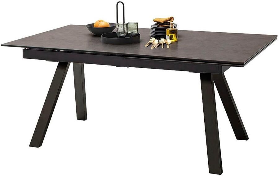 MCA furniture Eettafel TOBAGO uitschuiftafel 180-260 cm Keramiek metaal uitschuifbaar tafelblad 13 mm - Foto 4