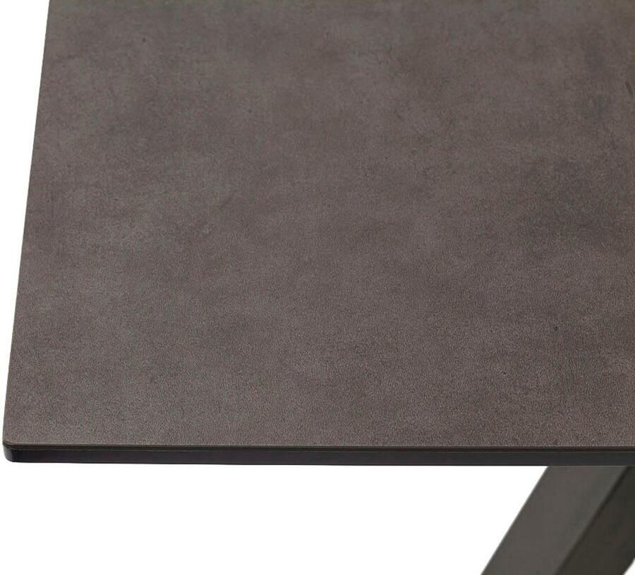 MCA furniture Eettafel TOBAGO uitschuiftafel 180-260 cm Keramiek metaal uitschuifbaar tafelblad 13 mm