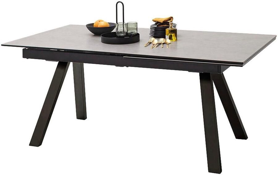 MCA furniture Eettafel TOBAGO uitschuiftafel 180-260 cm Keramiek metaal uitschuifbaar tafelblad 13 mm - Foto 2