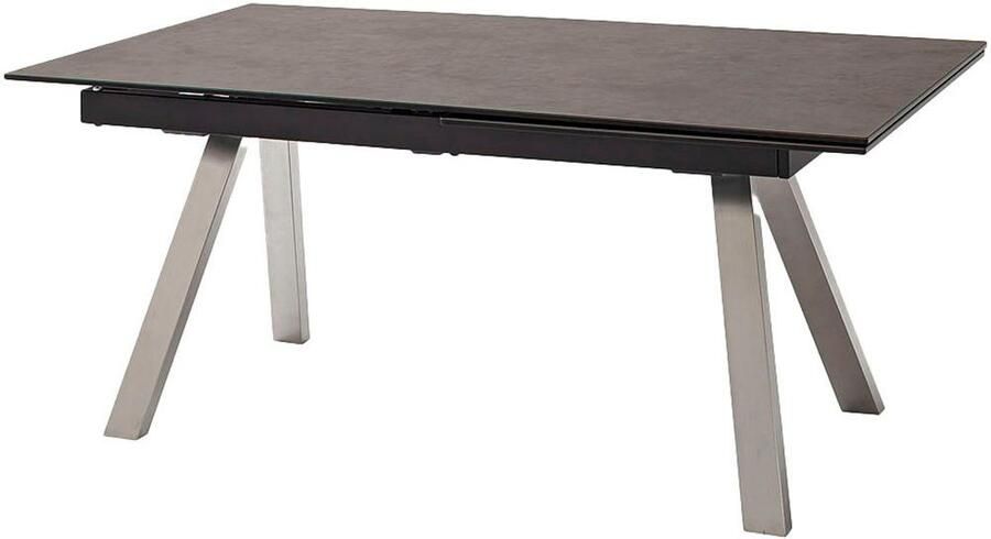 MCA furniture Eettafel TOBAGO uitschuiftafel 180-260 cm Keramiek roestvrij staal uitschuifbaar tafelblad 13 mm - Foto 3