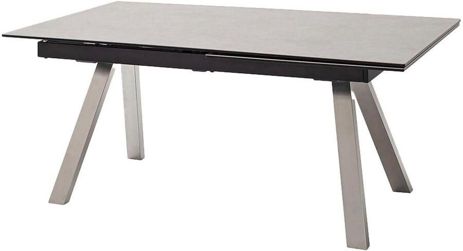 MCA furniture Eettafel TOBAGO uitschuiftafel 180-260 cm Keramiek roestvrij staal uitschuifbaar tafelblad 13 mm - Foto 3