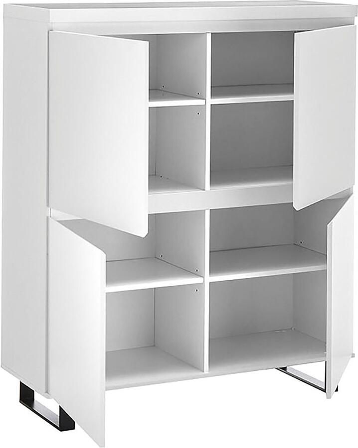 MCA furniture Highboard AUSTIN hoge ladekast Deuren met demping soft-close - Foto 3