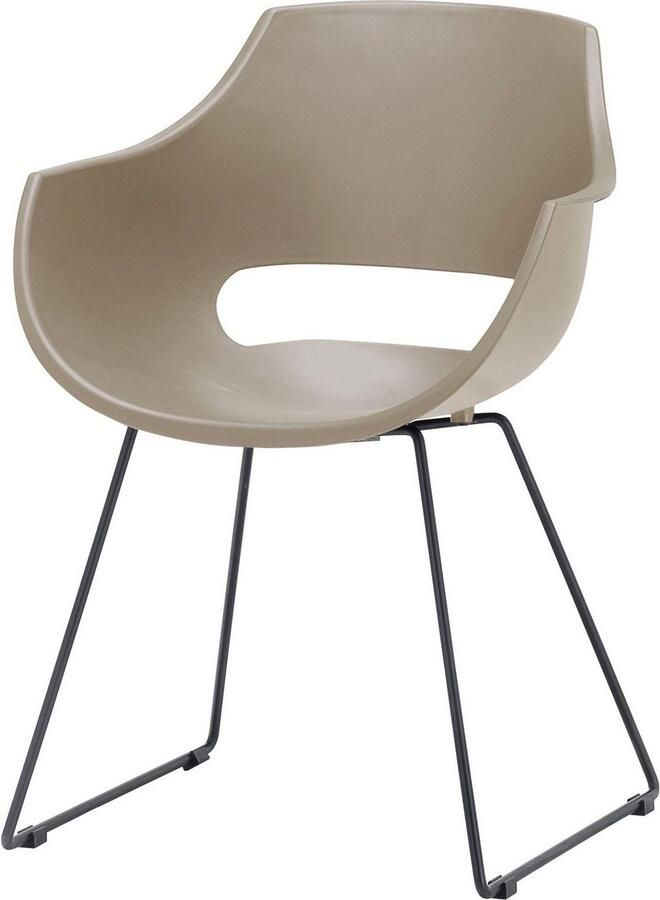 MCA furniture Kuipstoel Rockville 4-set schaats kunststof belastbaarheid 120 kg zithoogte ca. 46 cm (set 4 stuks) - Foto 3