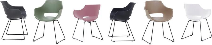 MCA furniture Kuipstoel Rockville 4-set schaats kunststof belastbaarheid 120 kg zithoogte ca. 46 cm (set 4 stuks) - Foto 7