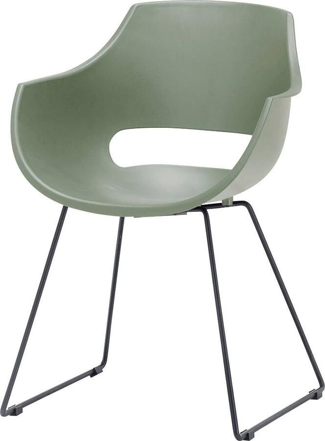 MCA furniture Kuipstoel Rockville 4-set schaats kunststof belastbaarheid 120 kg zithoogte ca. 46 cm (set 4 stuks) - Foto 3