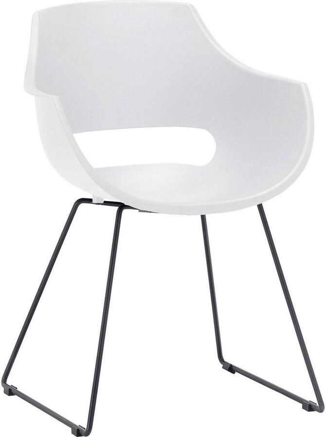 MCA furniture Kuipstoel Rockville 4-set schaats kunststof belastbaarheid 120 kg zithoogte ca. 46 cm (set 4 stuks) - Foto 3