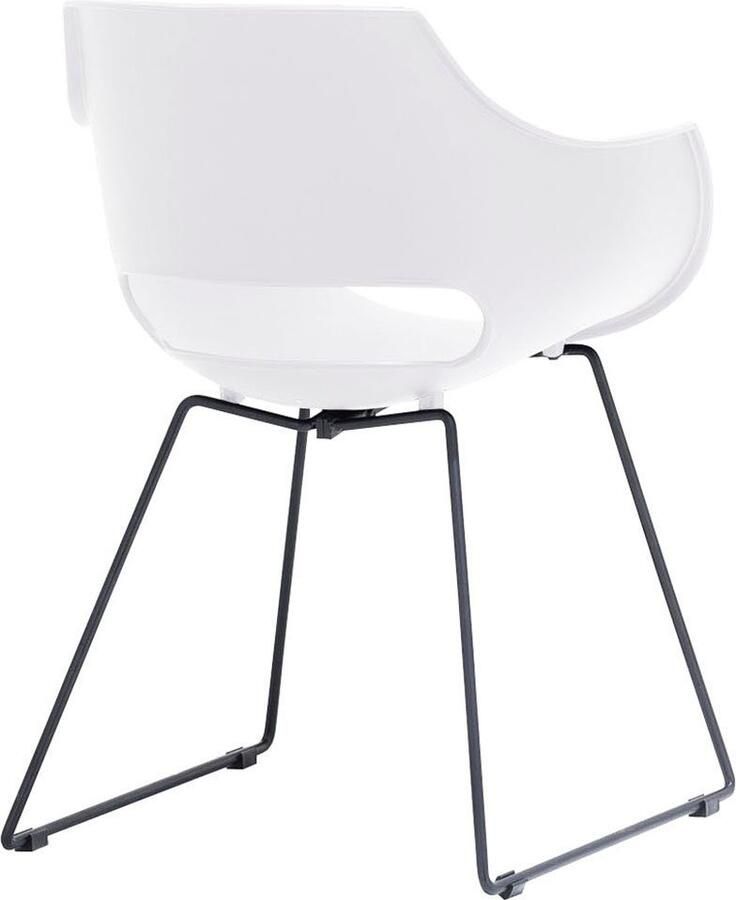 MCA furniture Kuipstoel Rockville 4-set schaats kunststof belastbaarheid 120 kg zithoogte ca. 46 cm (set 4 stuks) - Foto 1