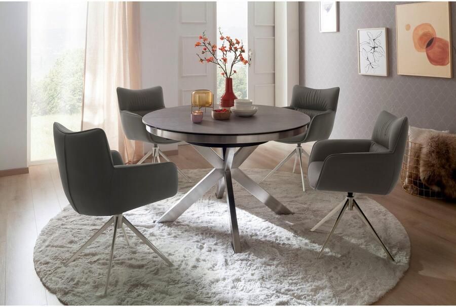 MCA furniture Stoel met 4 poten Limoen (set 2 stuks) 360° draaibaar belastbaarheid 120 kg zithoogte ca. 49 cm (set 2 stuks) - Foto 11