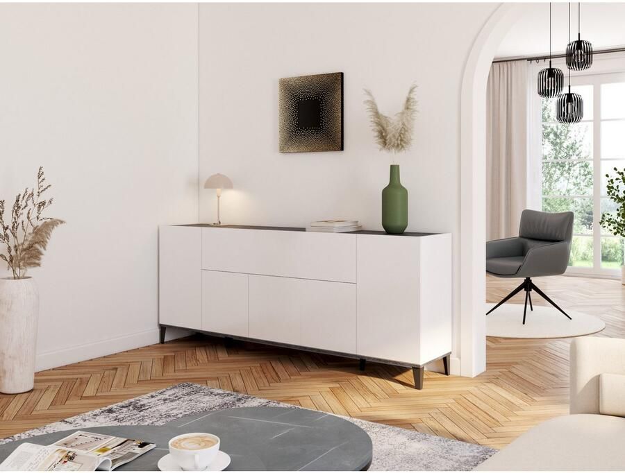 INOSIGN Dressoir SUNRISE Dressoir met 5 deuren en 1 klepdeur breedte 200 cm - Foto 3