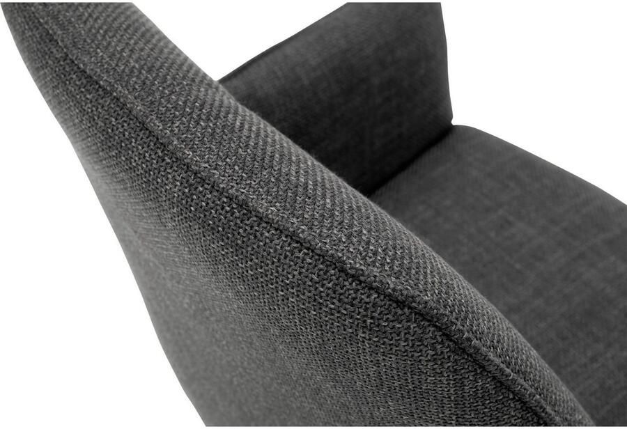 MCA furniture Stoel met 4 poten Pemba set van 2 180°draaibaar met nivellering stoel belastbaar tot 120 kg (set 2 stuks) - Foto 3