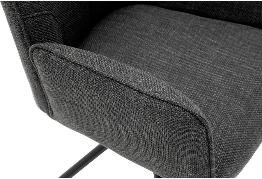 MCA furniture Stoel met 4 poten Pemba set van 2 180°draaibaar met nivellering stoel belastbaar tot 120 kg (set 2 stuks) - Foto 4