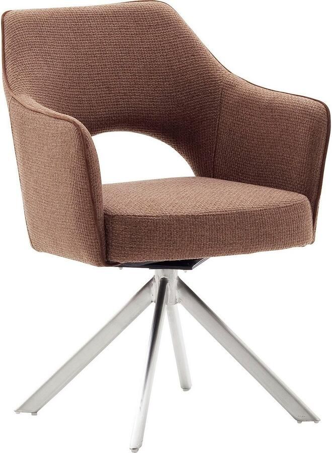 MCA furniture Stoel met 4 poten Tonala (2-set) 180° draaibaar belastbaarheid 120 kg zithoogte ca. 49 cm (2 stuks) - Foto 2